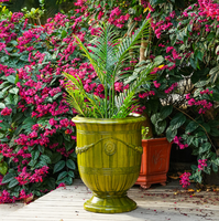 Pots de fleurs de grand diamètre adaptés à la plantation d'arbres Extra-large Jardins extérieurs Cours Villas Arbres d'argent Pot de fleurs de jardin