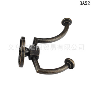 Ba52 Antique Style <b>Wall</b> <b>Hook</b> Zinc Alloy Coat <b>Hook</b> 104mm Height Single <b>Hook</b> For Clothes And Cap - Product Image 4