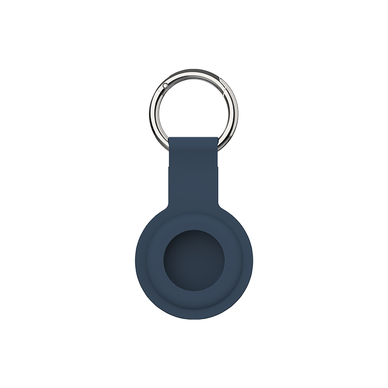 Blue Silicone keychain
