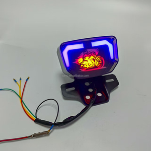 WANOU CG125 CD70 <span class=keywords><strong>CT</strong></span> PH TMX GN Clignotants de moto CG125 Clignotants de moto Indicateur lumineux RGB Smoke Light - Product Image 5
