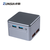 Zunsia Factory Intel N5105 N6005 Mini computadora de escritorio Host 8G Ram X86 Linux Home Portable Nuc Mini PC con 4 puertos Ethernet