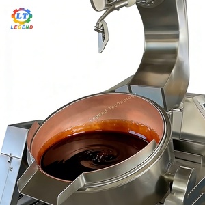 Bollitore per Zucchero in Rame da 100L, Cuocitore per Caramello Completamente Automatico con Agitazione Planetaria e Inclinazione, Pentola Tradizionale in Rame per Delizie Turche - Product Image 6