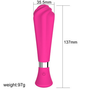 Dispositivo per Masturbazione Femminile Vibratore a Forma di Gelato Rosa, Massaggiatore <span class=keywords><strong>Sexy</strong></span> per Adulti, Ricaricabile USB, 100% Impermeabile, Funzione BDSM - Product Image 3