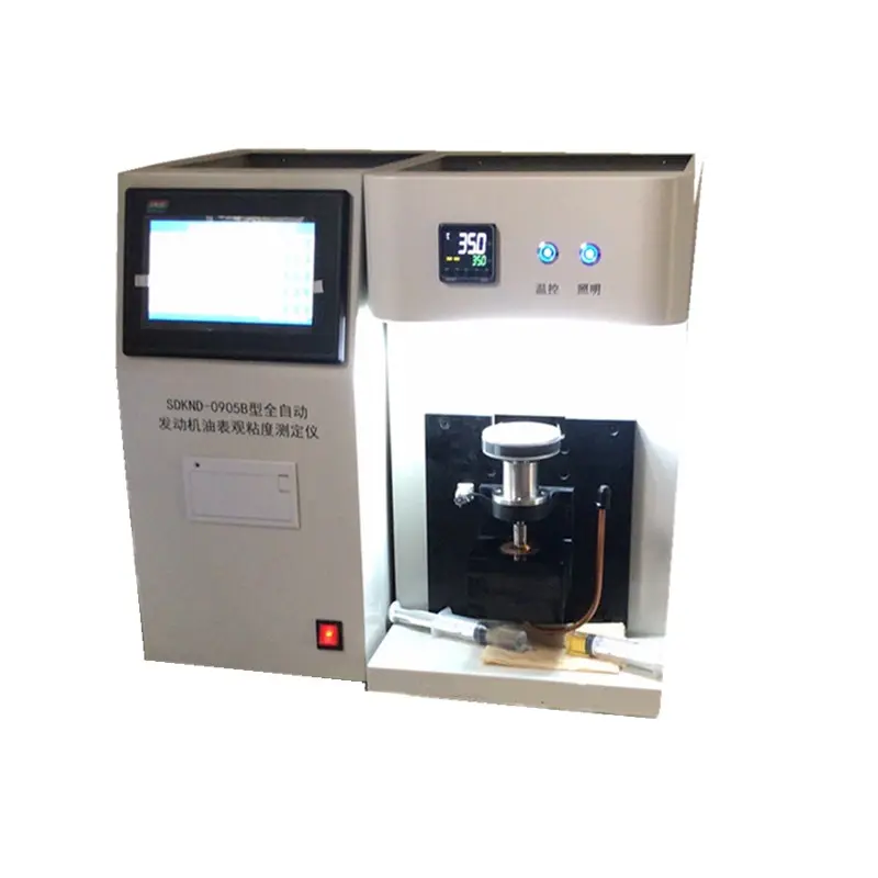 Simulator Cranking dingin ASTM D5293 penguji viskositas tampak untuk analisis laboratorium oli mesin