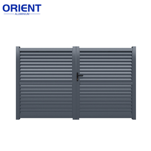 Puerta Automática <span class=keywords><strong>de</strong></span> Aluminio Eléctrica Personalizada, Diseño Moderno, Duradera, Ecológica, Fácil <span class=keywords><strong>de</strong></span> Instalar, Valla para Villa, Patio - Product Image 4