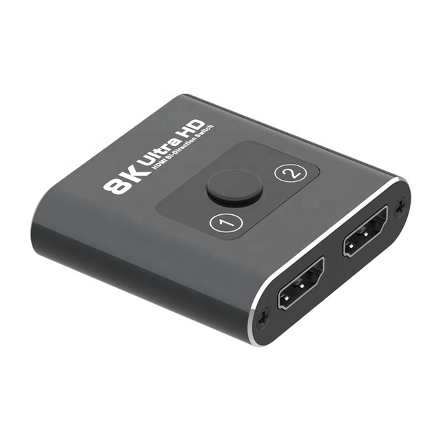 8K HDMI Bi-Direction Switch 2 Input 1 Output and 1 Input 2 Output Compatible for Firestick, Xbox PS4 Roku HDTV and More