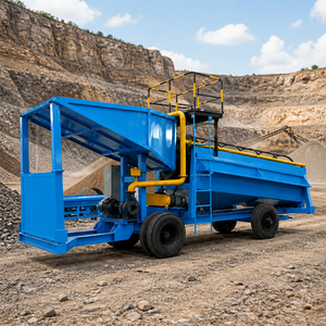 Carro móvil de alta resistencia para la extracción de oro, maquinaria de lavado de oro para operaciones de minería en campo, cribado y extracción de grava. - Product Image 3