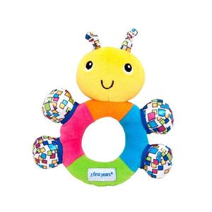 A variety of small animal doll hot creative toys to be customized Baby hand rattle cute ladybug soft toys plush - Product Image 2