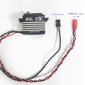 มอเตอร์ AGFRC SA81BVMW 48 กก. 0.095 วินาที 14V 3S ดิจิตอล บรัชเลส เกียร์โลหะ หมุนได้ 360 องศา กันน้ำ มอเตอร์อัจฉริยะ สำหรับรถครอว์เลอร์ DIY - Product Image 3