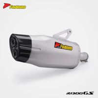 Système d'échappement de moto en fibre de carbone 3D Forsound Factory à prix de gros pour R1300GS, silencieux Akrapovic pour R1200 R1250GS