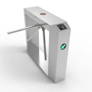 Gym Center Entry Control Full Automatic Tripod Turnstile Access Control For Security Check