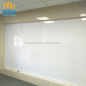 Pizarra Blanca Autoadhesiva Flexible Reforzada con Acero PET para Tablero <span class=keywords><strong>de</strong></span> Anuncios y Notificaciones <span class=keywords><strong>de</strong></span> Oficina, Tamaño 0.9x20m, Marca MAG DRAW - Product Image 2