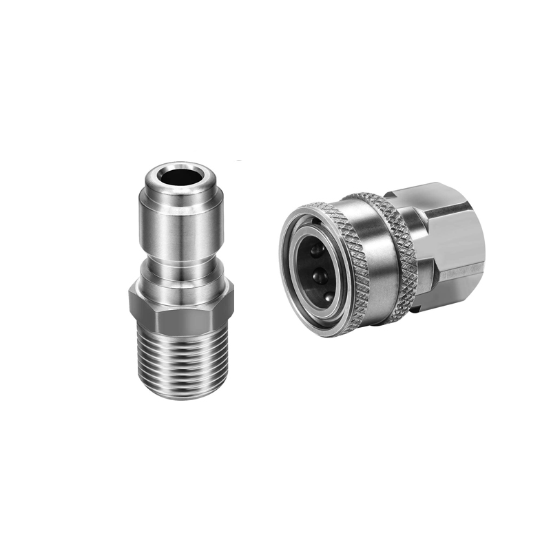 Комплект для мойки высокого давления, из нержавеющей стали NPT 3/8 дюйма, штекер и гнездо