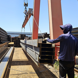 Q235B Q355B Q345B-Klasse Feste H-Träger-I-Träger-Stahl größen 100 X100 125 X15 150 X150 12-Meter-Biegung des Gebäudes ch weißens mit fester Länge - Product Image 4