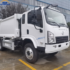 מטען מטען אחורי אשפה יכול אשפה משאית/פסולת מנוע פסולת יעילה מכונת איסוף אשפה למכירה - Product Image 2