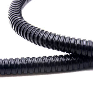 Emballage en spirale inoxydable de tube de conduit ondulé en plastique <span class=keywords><strong>mental</strong></span> flexible enduit de PVC ignifuge élevé - Product Image 3