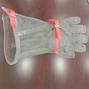 Gants <span class=keywords><strong>en</strong></span> <span class=keywords><strong>maille</strong></span> <span class=keywords><strong>de</strong></span> <span class=keywords><strong>cotte</strong></span> <span class=keywords><strong>de</strong></span> mailles <span class=keywords><strong>en</strong></span> acier inoxydable à manches longues Gants <span class=keywords><strong>de</strong></span> travail <span class=keywords><strong>de</strong></span> <span class=keywords><strong>boucher</strong></span> à l'épreuve des coups <span class=keywords><strong>de</strong></span> couteau Version extensible Gants <span class=keywords><strong>de</strong></span> protection des mains - Product Image 4