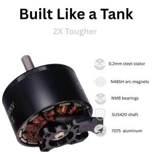 Moteur brushless BLCD 900KV pour multicoptère, poussée de 4,8 kg, puissance élevée de 120 g pour drone FPV et voiture RC jouet - Product Image 2