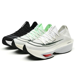 Scarpe da corsa da maratona professionale Sole in carbonio spesse altezza che aumenta le Sneakers con cuscino autunnale uomo donna nero 2025 basket - Product Image 4