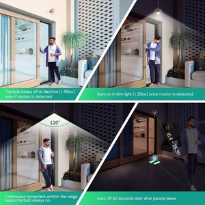 Giảm Giá Sốc Bóng Đèn <span class=keywords><strong>LED</strong></span> <span class=keywords><strong>PIR</strong></span> 8W 800LM Bóng Đèn Cảm Biến Chuyển Động 3000K 5000K - Product Image 4