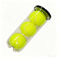 Balles de tennis de compétition et d'entraînement pressurisées, haute élasticité, résistantes à l'usure, qualité compétition, logo personnalisé estampé à chaud, 3 pièces par paquet