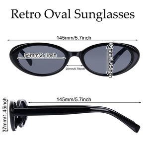 Gafas de Sol de Moda Unisex para Adultos, Montura de Acetato Vintage de Lujo con Forma de Ojo de Gato, Lentes Polarizadas TAC con Protección UV400 - Product Image 3