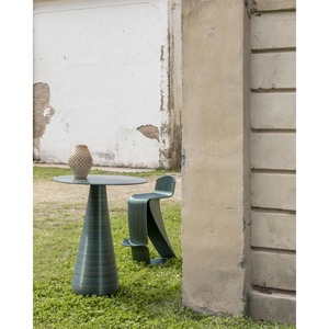 Taburete alto de diseño italiano-Muebles de patio impresos en 3D de lujo de Palermo hechos en Italia con producto PLA - Product Image 4