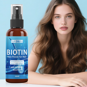 Spray per Capelli 3 in 1 con Biotina a Marchio Privato, Nutriente per il Cuoio Capelluto, Idratante per Capelli e Cuoio Capelluto Secco con Estratti Naturali <span class=keywords><strong>di</strong></span> Piante, Idratazione Duratura - Product Image 5
