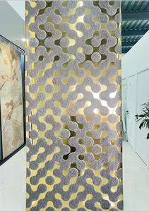 Pvc đá cẩm thạch Bảng điều chỉnh 2025 thiết kế mới mạ vàng đá cẩm thạch UV lớp phủ Tấm UV - Product Image 3