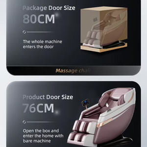 आधुनिक टिकाऊ चमड़े का पूर्ण शरीर शून्य गुरुत्वाकर्षण स्पा मालिश कुर्सी गर्दन के पैर के हाथ अनुप्रयोग के लिए संगीत शियात्सु कार्यों के साथ - Product Image 4