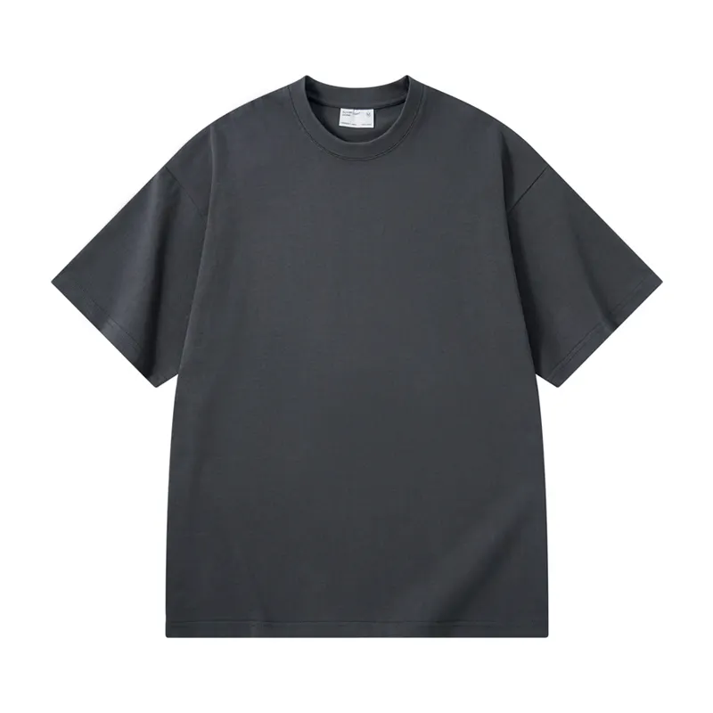 フィンチガーメントプレーンコットン高品質特大TシャツメンズヴィンテージグラフィックTシャツアシッドウォッシュストリートウェアカスタムプリントTシャツ
