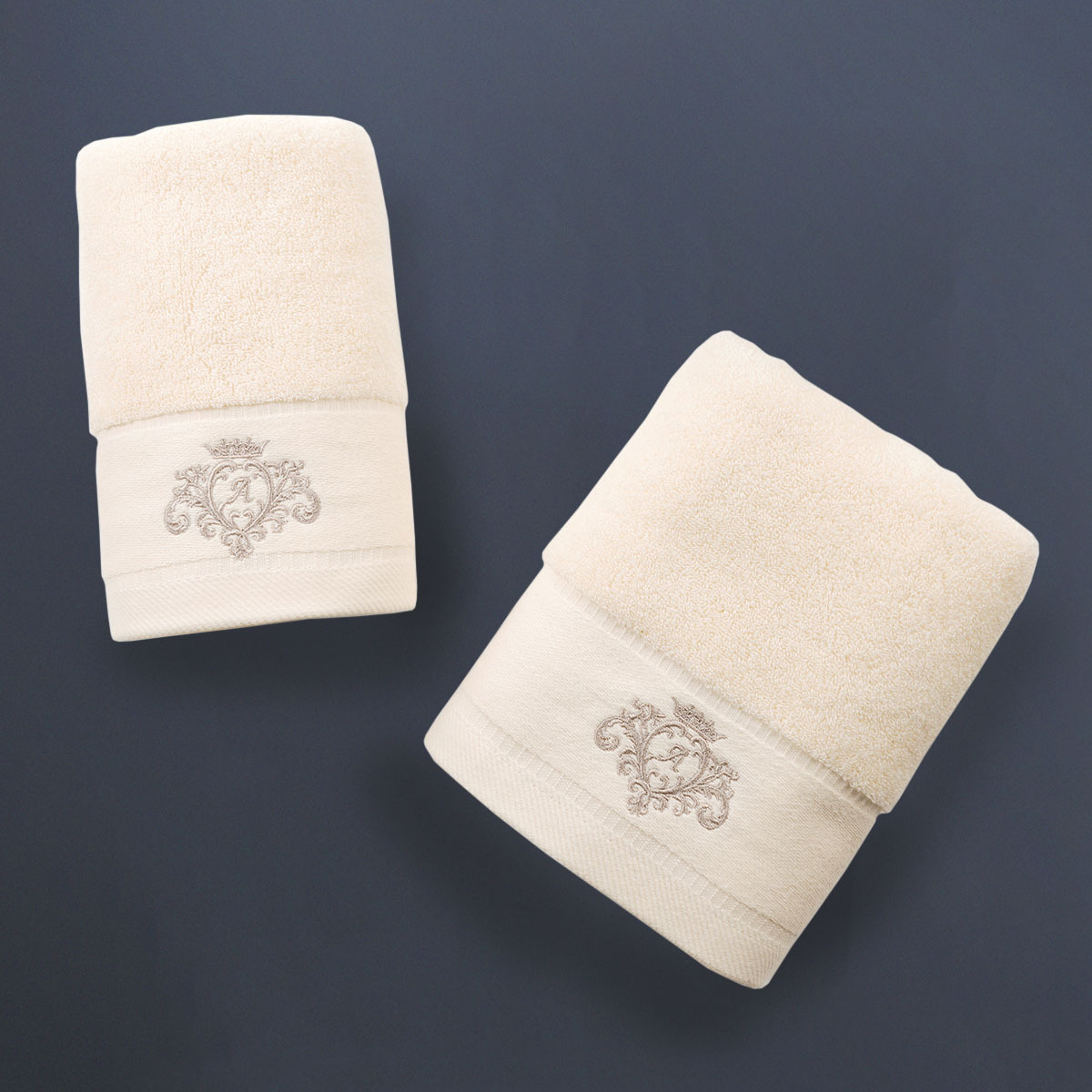 Serviette Crown A [Camel clair]