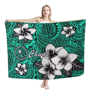 Precios Bajos al por Mayor para Sarongs Grandes, Ligeros y Hechos a Medida; Toallas de <span class=keywords><strong>Playa</strong></span> con Diseño Tribal Polinesio Samoano Chuuk de Otoño - Product Image 3