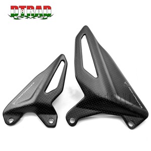 Protector de Talón de Fibra de Carbono para DUCATI Panigale V4 V4S V4R Streetfighter V4/S V2, Kit de Reposapiés Traseros, Piezas Modificadas para Motocicleta con Logotipo - Product Image 6