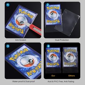 Nouvelles pochettes rigides en plastique pour cartes, Toploader, pochettes pour cartes d'anime, pochettes pour cartes de sport, pochettes pour cartes à collectionner - Product Image 6