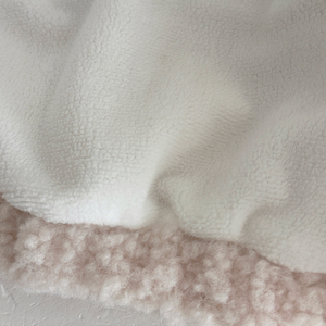 Veste matelassée doublée <span class=keywords><strong>Sherpa</strong></span> OEM personnalisée pour enfants, <span class=keywords><strong>manteau</strong></span> d'hiver épais et chaud à blocs de couleurs pour bébé garçon fille - Product Image 4