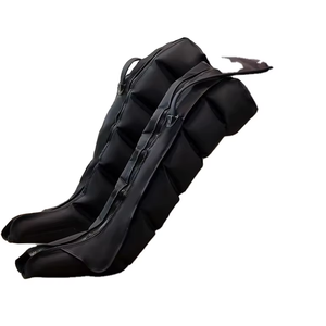 Masseur <span class=keywords><strong>de</strong></span> jambes à compression d'air professionnel 670D pour pieds et mollets avec fermeture éclair, thérapie <span class=keywords><strong>de</strong></span> circulation complète des jambes pour la récupération musculaire - Product Image 1