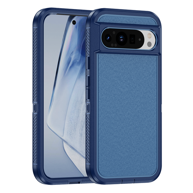 Luxury Waterproof Rugged TPU+PC Shockproof Anti-Fingerprint 360 Protection Phone Case for Google Pixel 9 Pro/9 Pro XL/Pixel