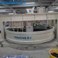Ligne de production de pierre de quartz en marbre artificiel Sinone, mélangeur annulaire, machine à mélangeur annulaire pour dalle multicolore