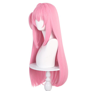 Vente en gros de hitori gotou cosplay perruque épingles à cheveux bocchi le rock! Anime Pink Long 32 ''Extensions de cheveux Cosplay résistants à la chaleur - Product Image 1