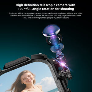 APPLLP 7 Max 智能手表 NFC GPS 2.06 英寸 3+32GB AMOLED 手表 运动记录运动手表 时尚运动手表 适用于 Android IOS - Product Image 3