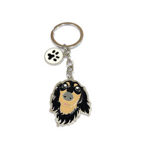 Bonne qualité Changzhi Live with Cargo Pet Dog Keychain Painted Circle Home Gift Accessoires - Product Image 6