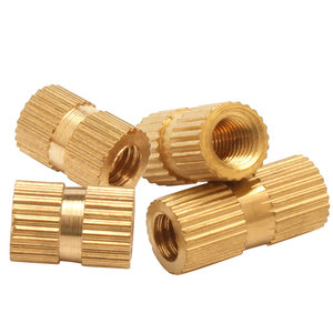 Wanqian Fasteners Knurled Copper Nuts M4 M24 Metric Round Head CNC Machined For Industrial Use - Product Image 2