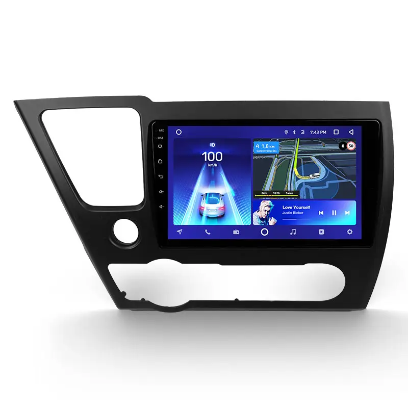 Teyes CC2 Voor Honda Civic 9 2013 - 2016 Auto Radio Multimedia Video Player Navigatie Gps Android 8.1 Geen 2din 2 Din Dv