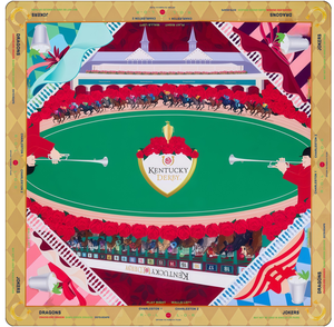 Tappetino da Mahjong Americano Moderno di Lusso, Silenzioso, Antiscivolo, Impermeabile, Ecologico, Pieghevole, in Gomma Resistente, Portatile, Personalizzabile per Tavolo da Poker - Product Image 5