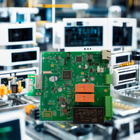 HDI PCB Placas de circuito impreso PCBA Asamblea OEM y ODM Máscara de soldadura verde Tipo médico con material de base