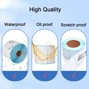 Tùy Chỉnh Trực Tiếp Nhiệt 70X50Mm Mã Vạch Nhãn Cuộn Tự Dính Siêu Thị Quy Mô & Vận Chuyển Nhãn Dầu Không Thấm Nước Bằng Chứng - Product Image 5