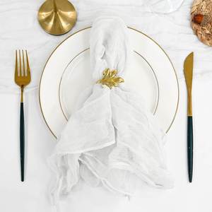 Modern Style Polyester Napkins ,Soft Square <b>Disposable</b> & Handmade <b>Cloth</b> <b>Table</b> Napkins for Home, Wedding & Commercial Use - Product Image 2