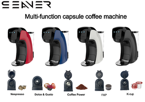 Cafetera 5 en 1 <span class=keywords><strong>para</strong></span> Cápsulas <span class=keywords><strong>NES</strong></span>/DG/KCUP/ESE, Negra, Espresso, Portátil, <span class=keywords><strong>para</strong></span> Viajes, Habitaciones de Hotel, Mini Cafetera Comercial Universal - Product Image 4