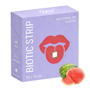 Vitamine OEM/ODM pour éclaircir la peau, favoriser la santé folliculaire, bandes buccales à action rapide à base de biotine, dose personnalisée. - Product Image 1